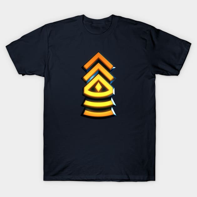 First Sergeant - Military Insignia T-Shirt by Arkal